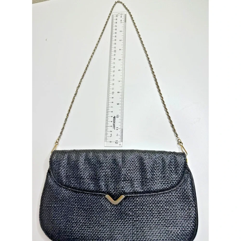 Koret Weave Purse Chain Strap Dressy Clutch Artbag Creations New‎ York